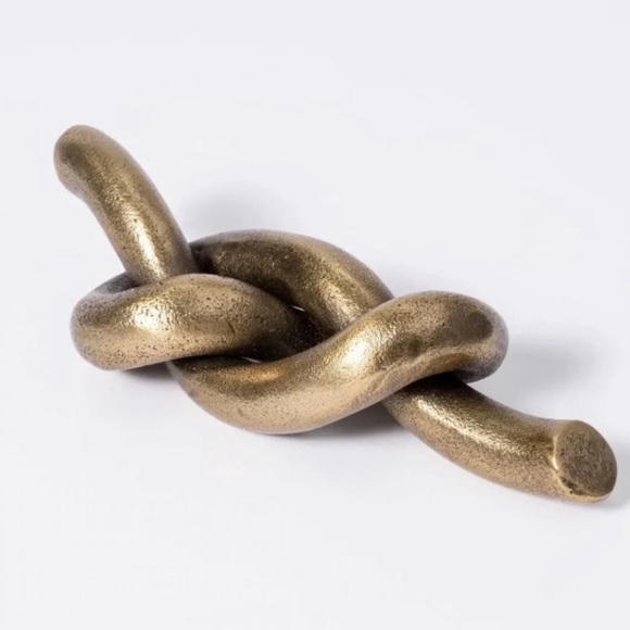 Gold Metal Knot Threshold Studio McGee
